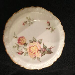 Vintage China Paragon Peace Rose Dish  England 4an1/2 inches Excellent Condition